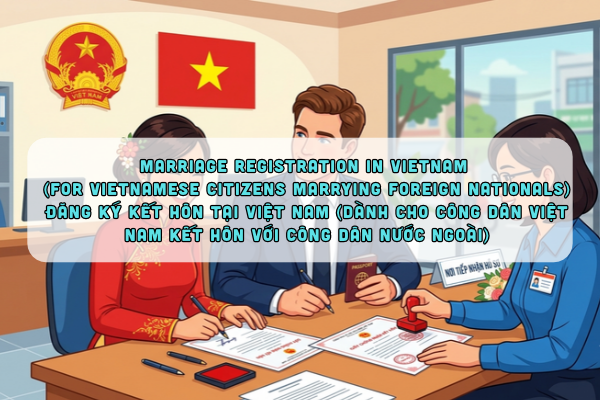 ĐĂNG KÝ KẾT HÔN TẠI VIỆT NAM (Dành cho công dân Việt Nam kết hôn với công dân nước ngoài)
