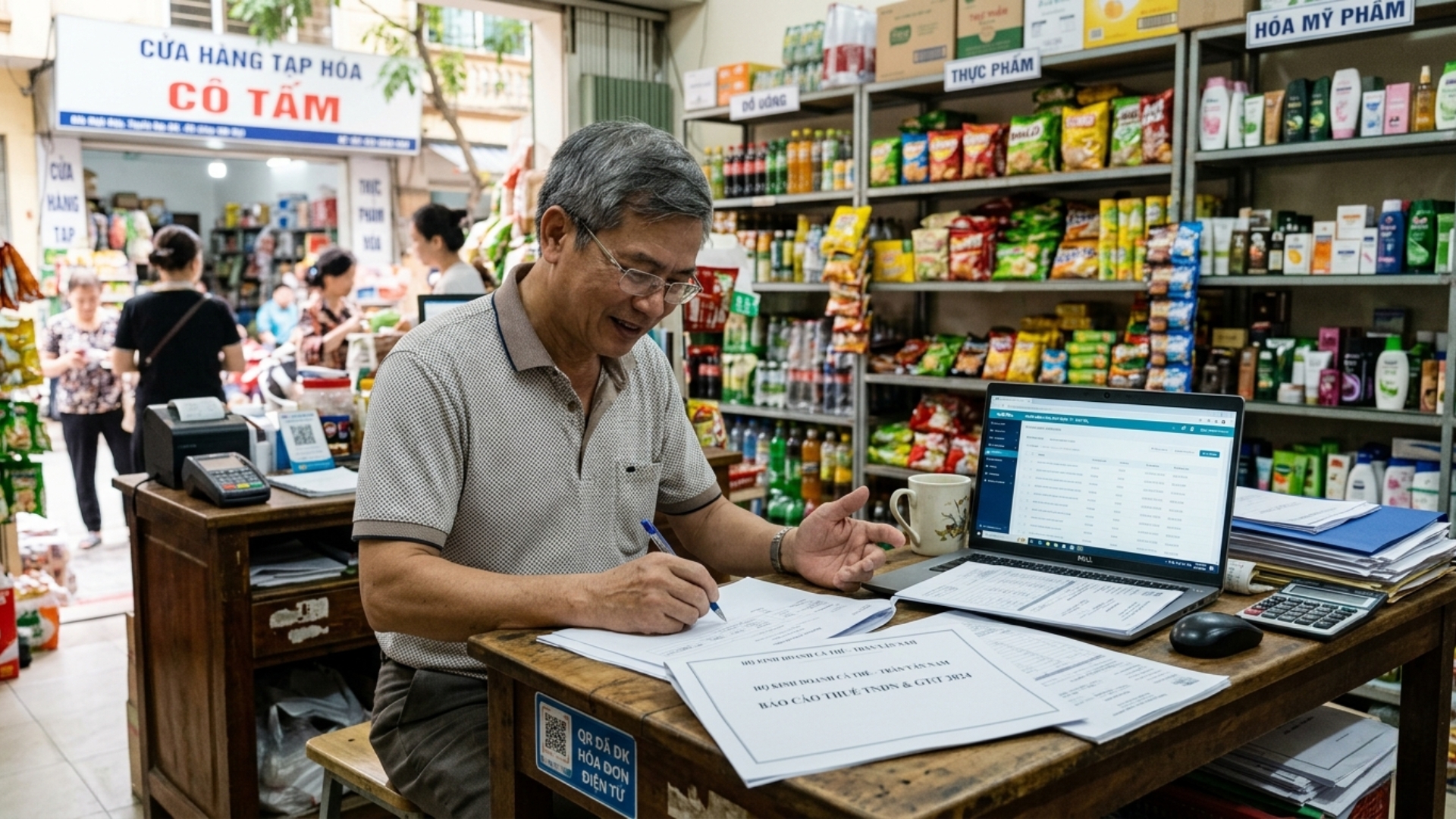 Hộ kinh doanh phải nộp những loại thuế n&agrave;o? 