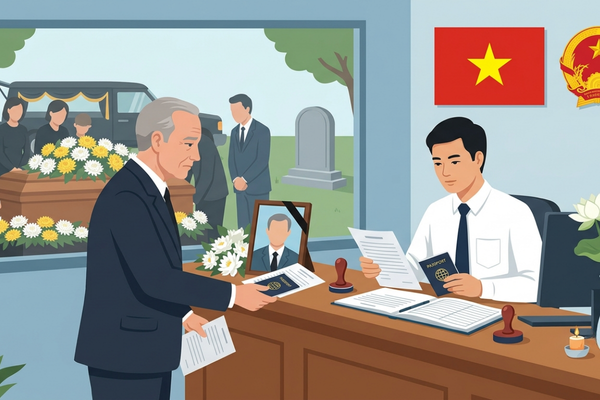 ĐĂNG KÝ KHAI TỬ TẠI VIỆT NAM CHO NGƯỜI NƯỚC NGOÀI
