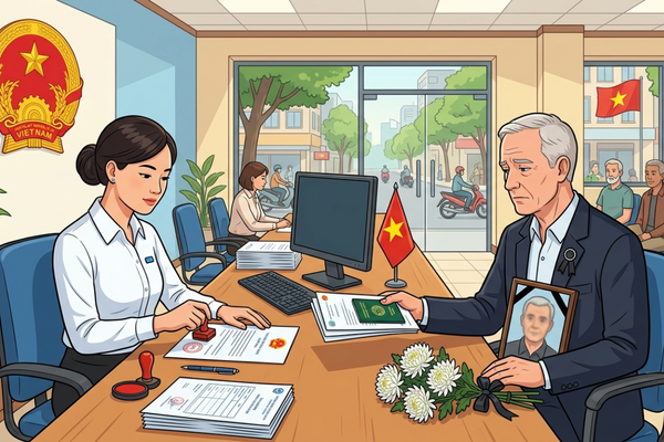 ĐĂNG KÝ KHAI TỬ TẠI VIỆT NAM CHO NGƯỜI NƯỚC NGOÀI
