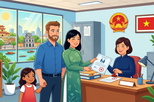 ĐĂNG KÝ QUAN HỆ CHA MẸ - CON TẠI VIỆT NAM CÓ YẾU TỐ NƯỚC NGOÀI