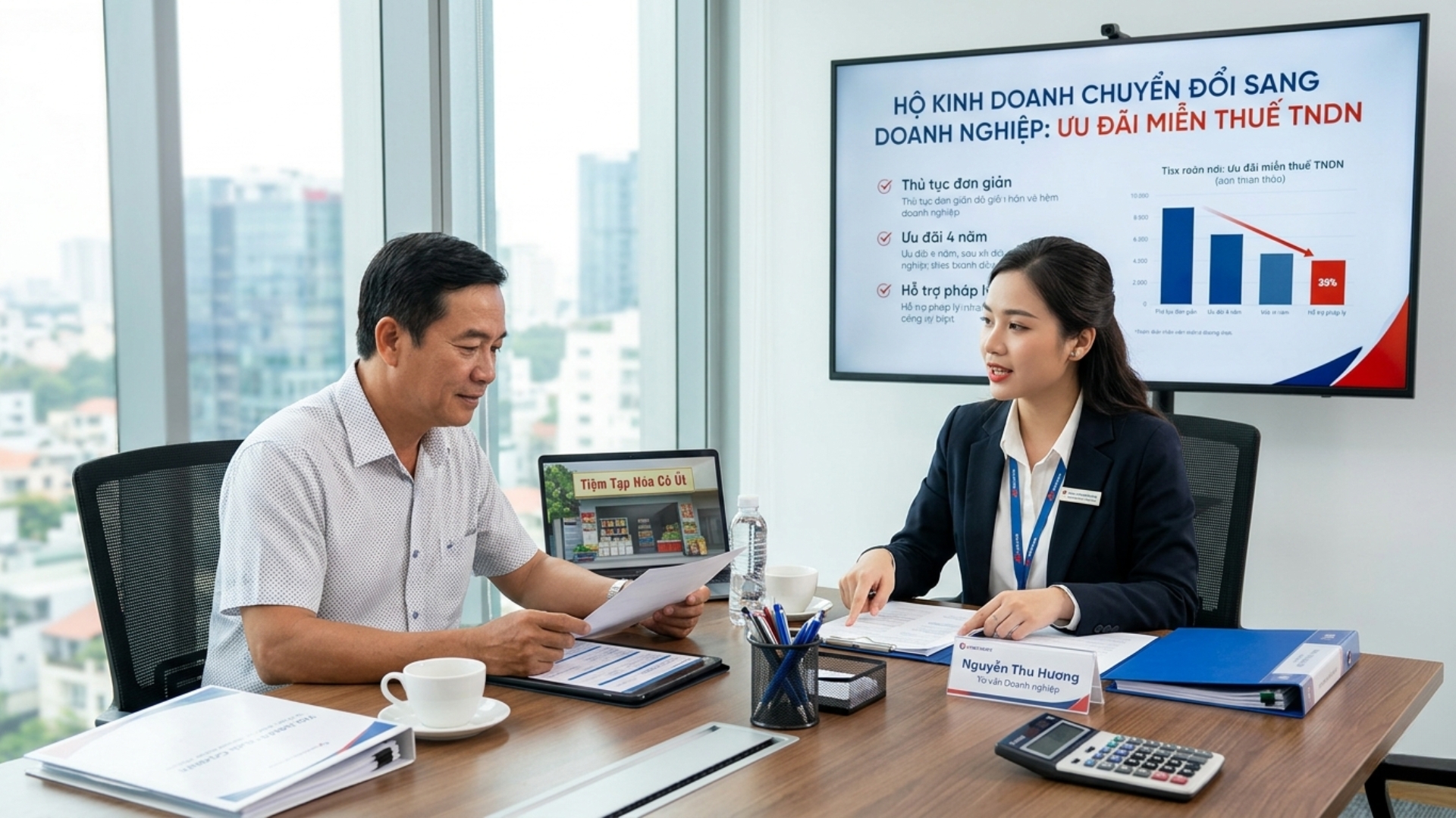  X&aacute;c định thời gian miễn thuế TNDN cho doanh nghiệp mới th&agrave;nh lập từ hộ kinh doanh