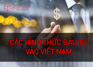 Các hình thức đầu tư vào Việt Nam