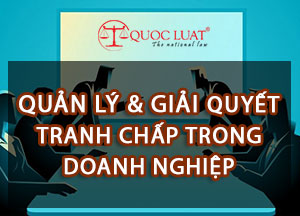 Quản lý và giải quyết tranh chấp liên quan đến doanh nghiệp