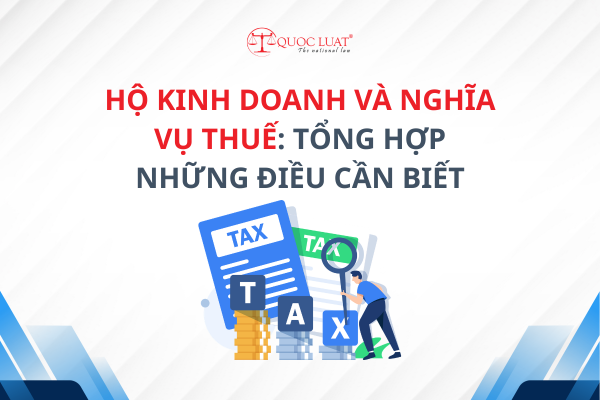 Hộ kinh doanh và nghĩa vụ thuế: Tổng hợp những điều cần biết